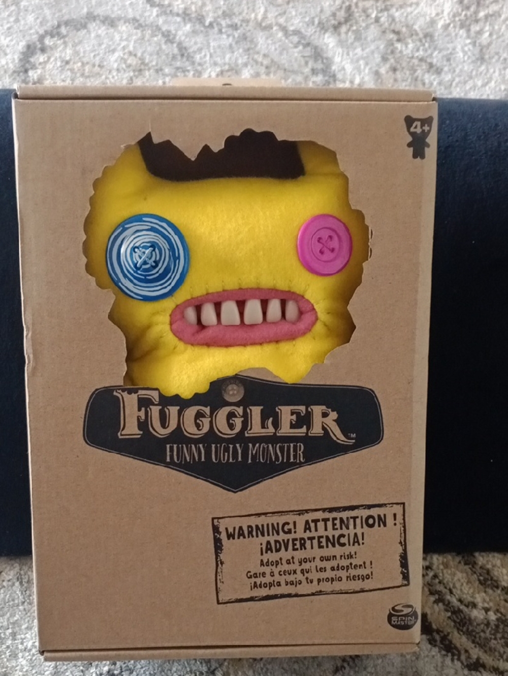 Yellow Funny Ugly Monster Plush Toy